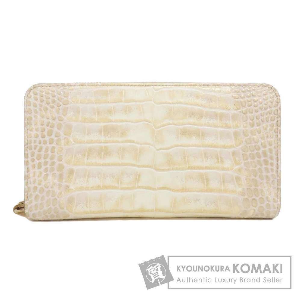 Louis Vuitton Zippy Wallet Long coin Crocodile Leather
